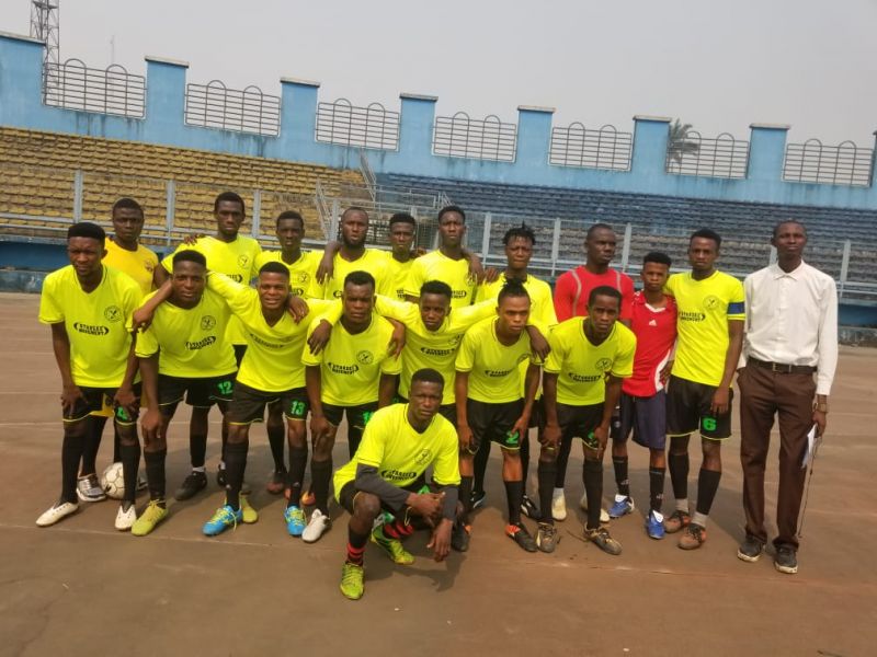 Photo shows Benin Warriors squad in Sapele,January 2020